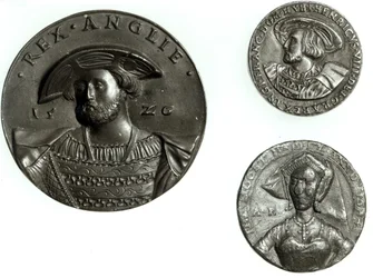 Münzen mit Heinrich VIII. und Anne Boleyn
