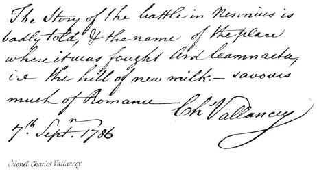 Oberst Charles Vallancey