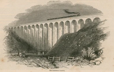 Fertigstellung der South-Eastern Railway: Das Folkstone Viadukt