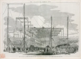 Bau des Kristallpalastes, Große Ausstellung von 1851