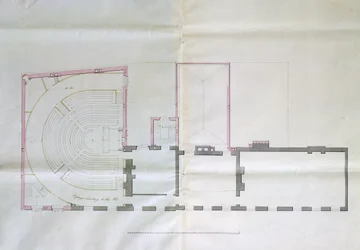 Vertragszeichnung für das erste Stockwerk der Royal Institution, 1800