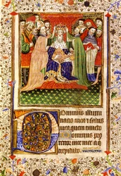 Krönung König Eduards III. am 1. Februar 1327