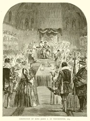 Krönung von König James I. in Westminster, 1603