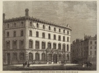 Verbesserungen am Covent Garden - Neue Auktionsräume von Messrs Debenham, Storr und Sons