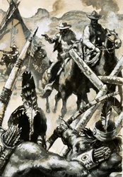 Cowboys und Indianer im Krieg