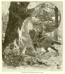 Tod von Wilhelm Rufus, 1100