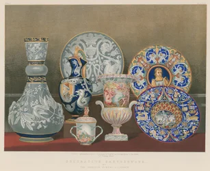 Dekorative Irdenware von Marquis Ginori, Florenz