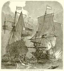 Niederlage der französischen Flotte durch Lord Howe