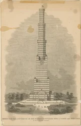 Entwurf von Charles Burton für die Umwandlung des Crystal Palace