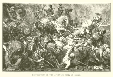 Zerstörung der athenischen Armee in Sizilien