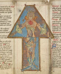 (Detail) des Tierkreis-Mannes, Illustration aus 