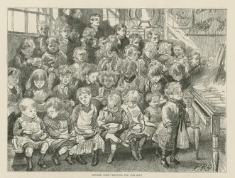 Mittagszeit - Warten auf die Suppe