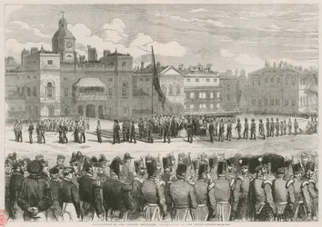 Verleihung der Krimmedaillen durch Ihre Majestät bei den Horse Guards