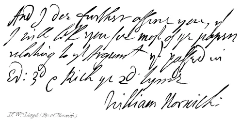 Dr Wm Lloyd (Bischof von Norwich)