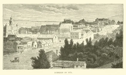 Dunedin im Jahr 1870