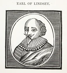 Earl of Lindsey, Illustration aus Chap-books des achtzehnten Jahrhunderts von John Ashton, veröffentlicht 1882