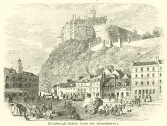 Edinburgh Castle, vom Grassmarket