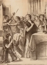 Edmund Genings, "Brach die Kammer auf, in der er feierte"