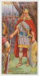 Wahl von Alfred dem Großen