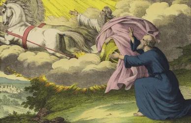 Elija wird in den Himmel getragen