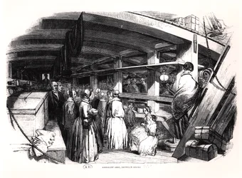 Auswandererschiff, Zwischendeck, 1850