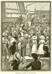 Einwanderer landen in Queensland