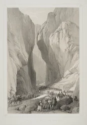 Eingang zum Bolan-Pass von Dadur, aus 