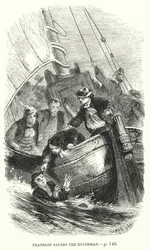 Episode im Leben des jungen Benjamin Franklin (Stich)