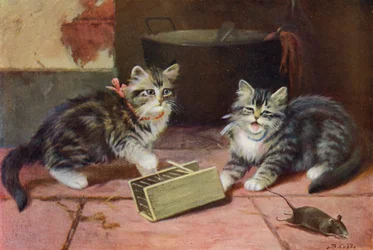 Entkommen! (Farblithografie)