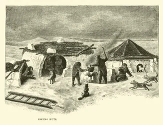 Eskimo-Hütten