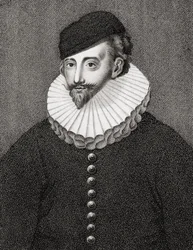 Esme Stuart, 1. Herzog von Lennox, gestochen von P. Roberts, aus 