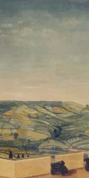 Weitläufige Landschaft von Rodborough Fort aus gesehen (Detail)