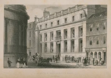 Außenansicht der London und Westminster Bank