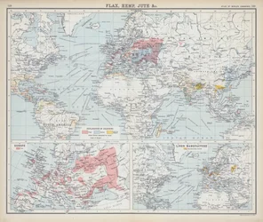 Flachs, Hanf, Jute usw.