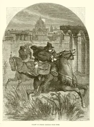 Flucht von Prinz Charles aus Rom