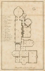 Grundriss des Hauptgeschosses, Strawberry Hill, London