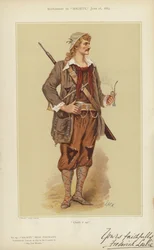 Frederick Leslie als Rip in der Komödie "Rip Van Winkle"