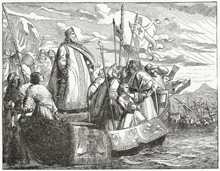 Friedrich überquert nach Kleinasien, 1882