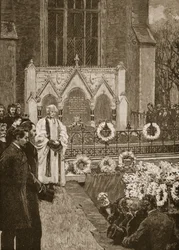 Beerdigung von Lord Beaconsfield in Hughenden