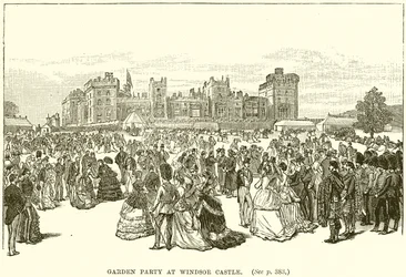 Gartenparty im Windsor Castle