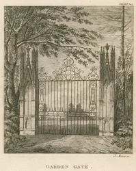 Gartentor in Strawberry Hill, Twickenham, London