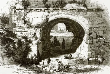 Tor des Krankenhauses der Ritter von St. John in Jerusalem