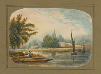 Gesamtansicht über die Themse bei Chiswick