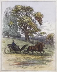 Georg IV., fährt im Windsor Park