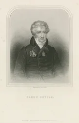 Georges Cuvier, französischer Naturforscher und Zoologe (Stich)