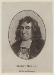 Gilbert Burnet, Bischof von Salisbury, Schriftsteller und Historiker (Gravur)