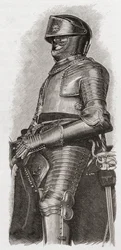 Vergoldete Rüstung, die Karl I. von der Stadt London geschenkt wurde, aus 