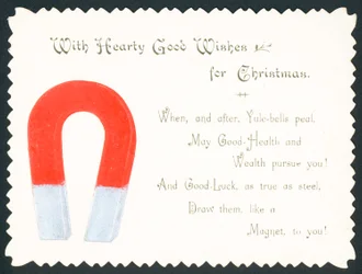 Glücksmagnet, Weihnachtskarte