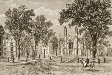 Gore Hall, Harvard University, ca. 1870, aus 