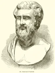 Griechische Büste von Sophokles